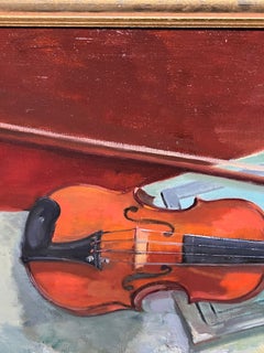 "Still life with violin"