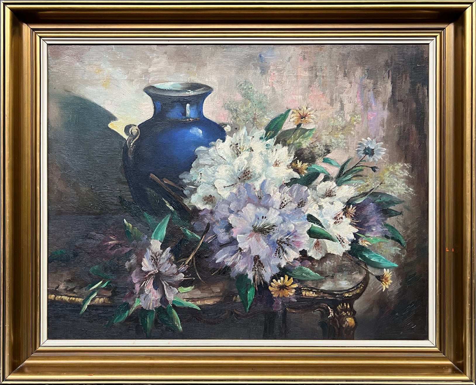 Unknown Still-Life Painting - "Flower Still Life"