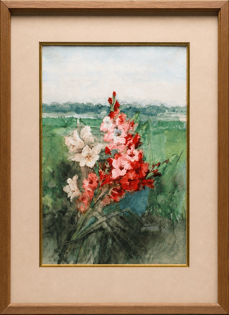 Unknown Still-Life Painting – "Iris"