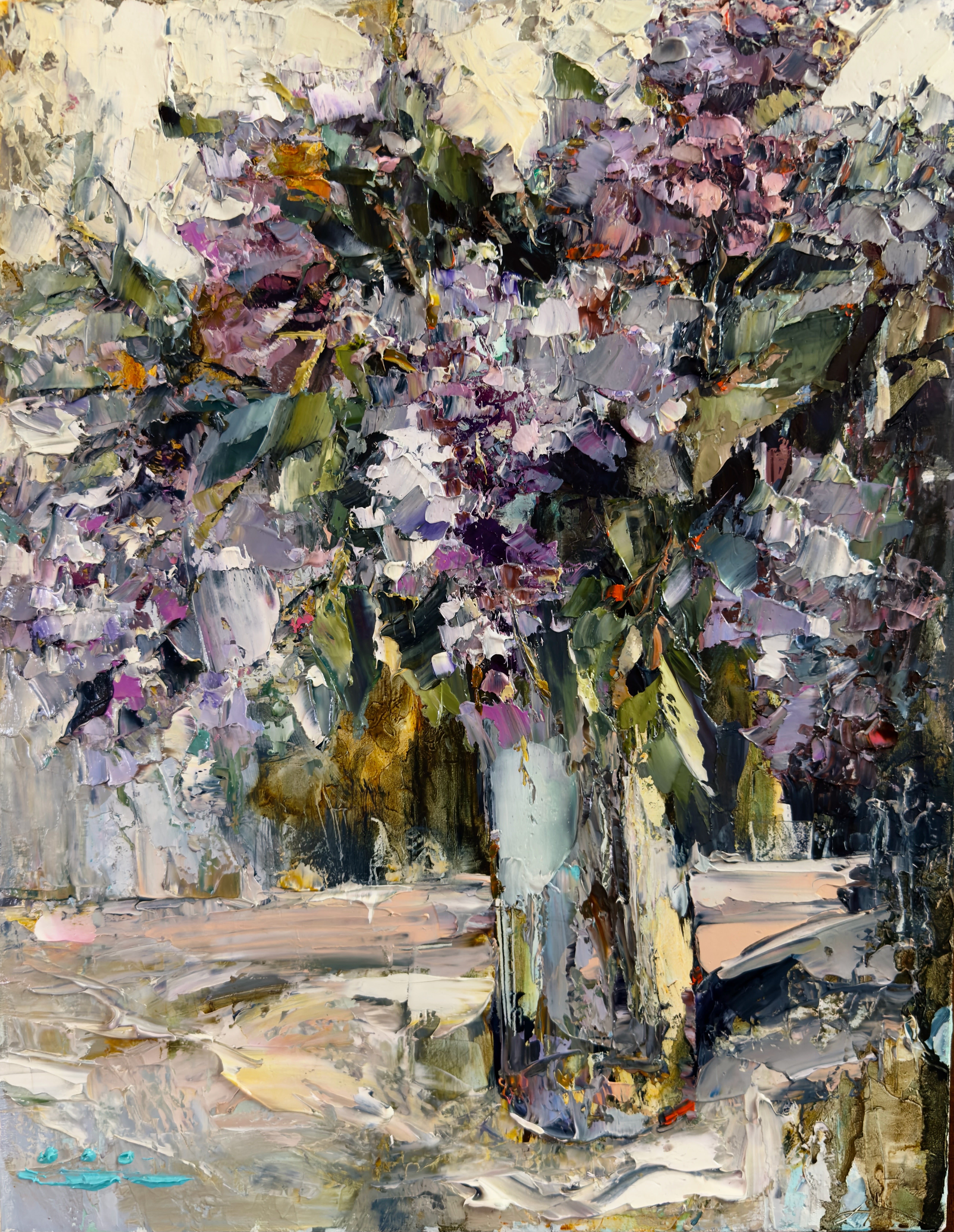 Oleg Sharapanovsky Still-Life Painting - "Between May and Eternity"