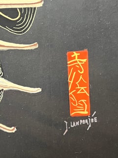 «Actores del teatro Kabuki»