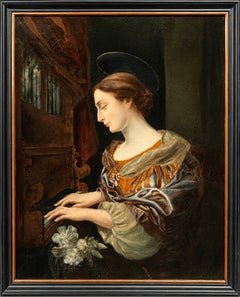 "Girl Playing the Organ"