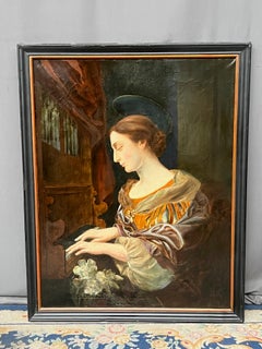 "Girl Playing the Organ"