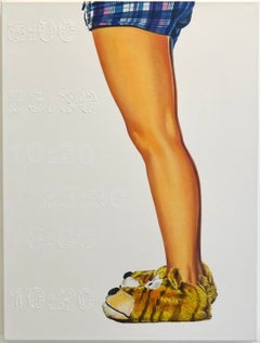 Siluetas De Otra Realidad II: Modern Acrylic Painting, 80x60cm