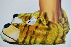 Siluetas De Otra Realidad II: Modern Acrylic Painting, 80x60cm