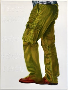 Siluetas De Otra Realidad III: Modern Acrylic Painting, 80x60cm