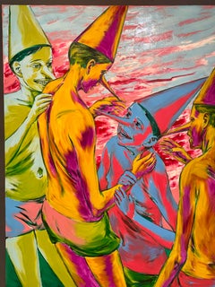 Therapy: Conceptual Oil Painting on Canvas, 160x130 cm, 2026