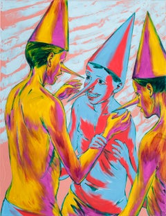 Share Your Secret with us: Conceptual Figurative Oil Painting on Canvas