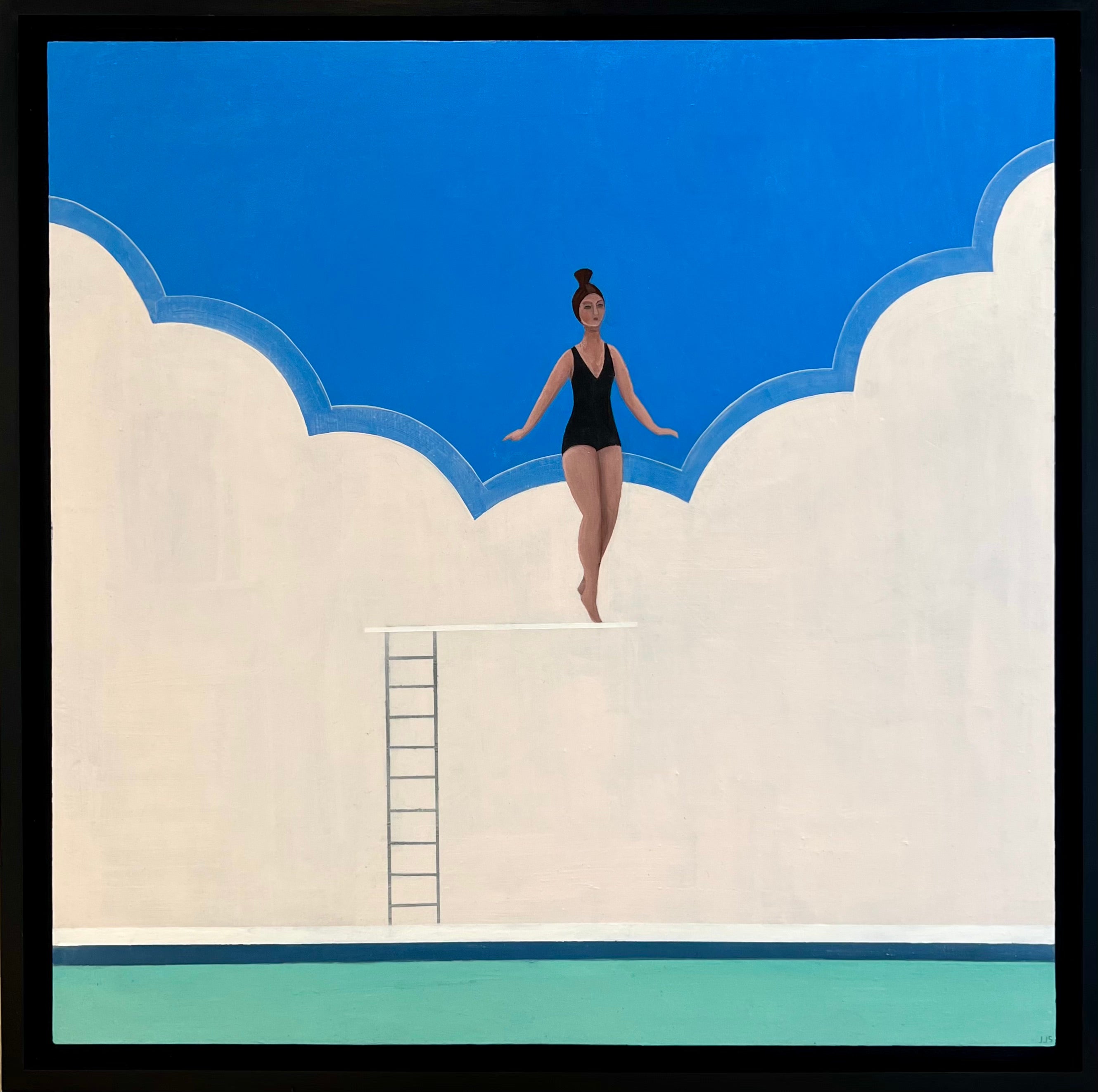 Jeni Stallings Figurative Painting – Zwischen den Welten