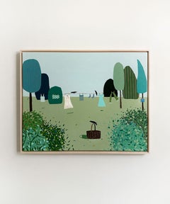 Manger des baies pendant que le linge sèche