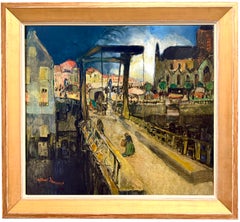 "Scena di mercato a Deinze – Il casello, 1920" di Albert Saverys (1886 – 1964)
