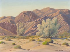 Bill Hager, «Desierto, paisaje cerca de Palm Springs, árboles de Smock, matorrales rodantes»