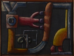 Mechanical Forms, Cubist Modernist Composition, 1945