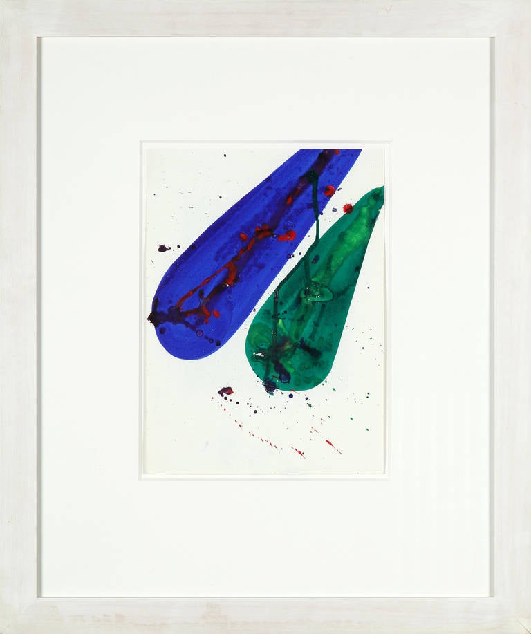 DRAWING FOR SCULPTURE - Painting by Sam Francis