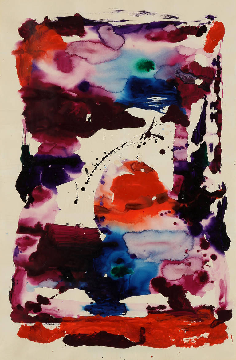 UNTITLED - Painting by Sam Francis
