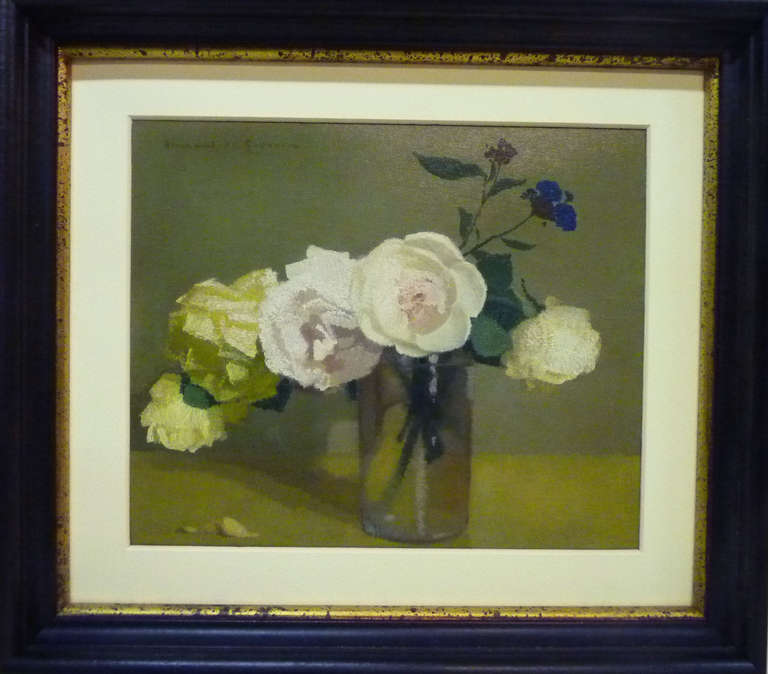 Roses and bluebottle