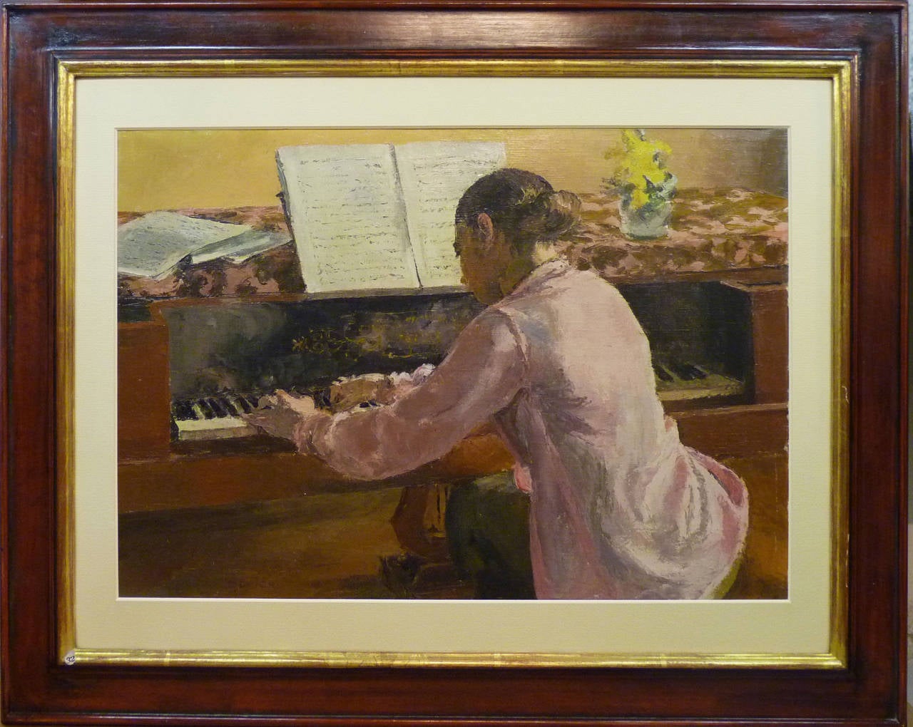 Jeune fille au piano