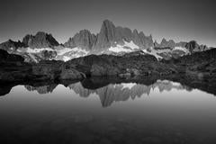 Reflection of the Minarets in small pond near Cecile Lake.