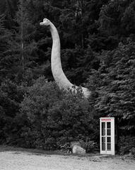 Dinosaur and Telephone Booth, Oregon