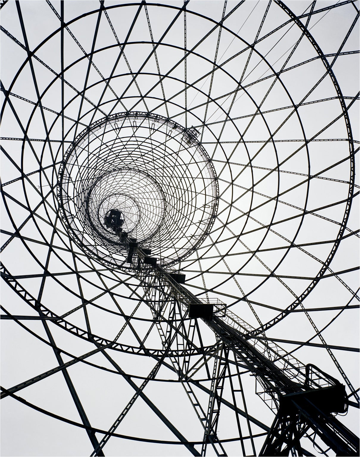 Richard Pare Abstract Photograph - Shabolovka Radio Tower, Vladimir Shukov