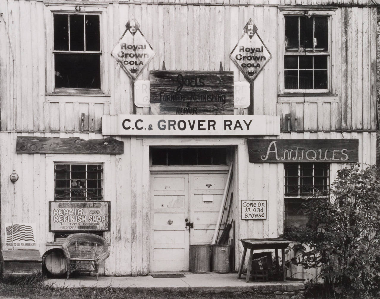 Tim Barnwell Black and White Photograph - C. C. and Grover Ray Store, NC