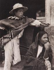 Vintage Woman and Boy, Tenancingo, Mexico