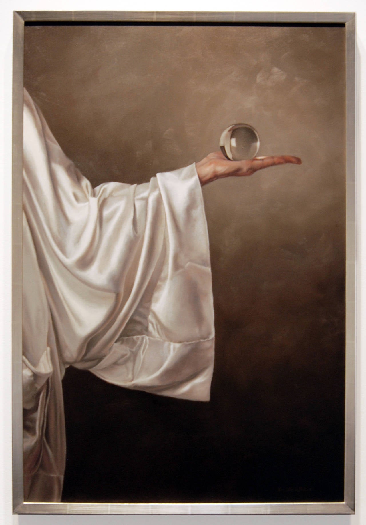 Kimberly Merrill Figurative Painting - In the Palm of Your Hand