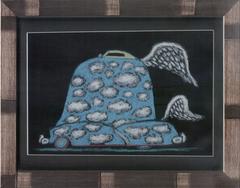 Untitled, pastel drawing