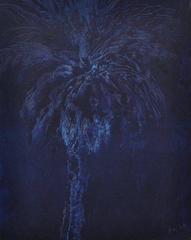 Palm Tree Monoprint 7 9
