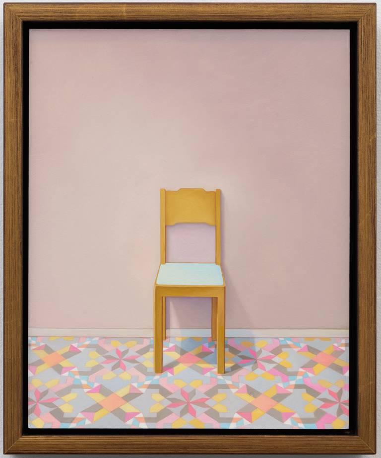 Laura Lasworth Interior Painting - Wood Chair 