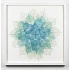 Cerulean Meditation Bodhi Leaf Mandala 8