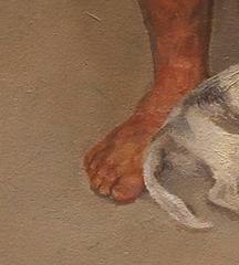 Pi, oil painting on wood panel