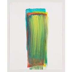 Untitled, (brushstroke) gouache on yupo 2
