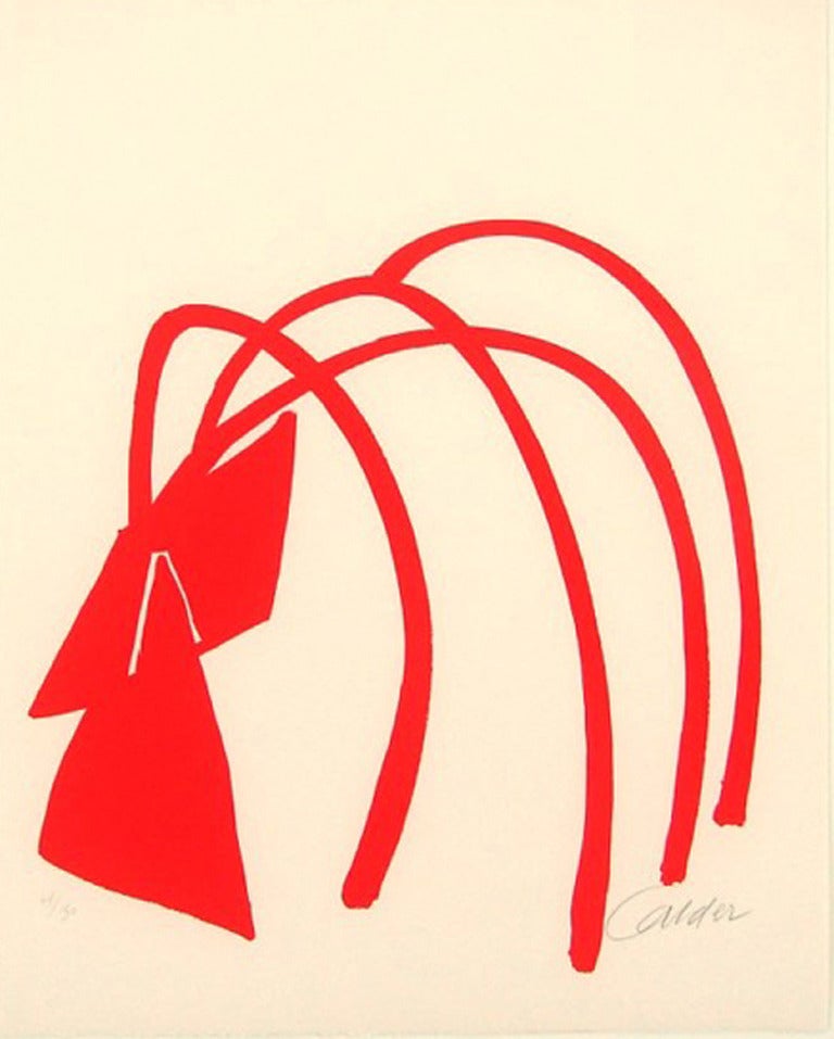 Alexander Calder Abstract Print - Four Arches