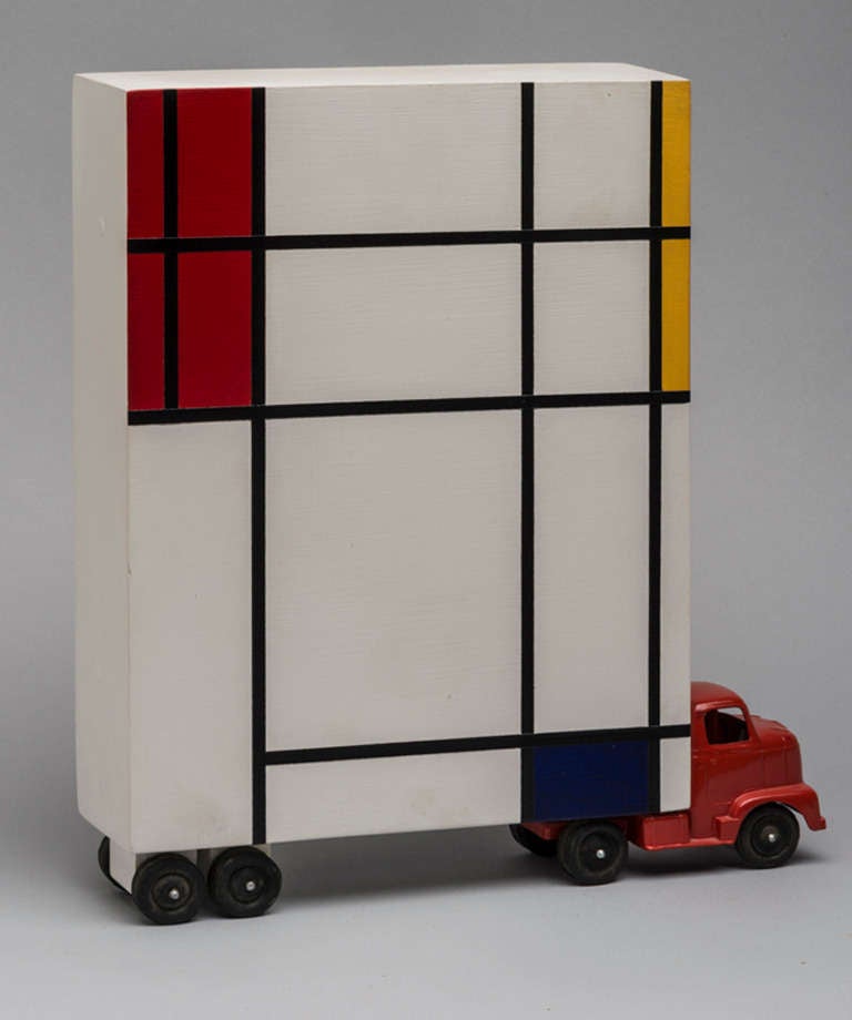 Bruce Houston Abstract Sculpture - Mexican Mondrian
