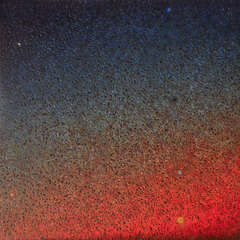 Banderillas, acrylic painting on wood panel 3