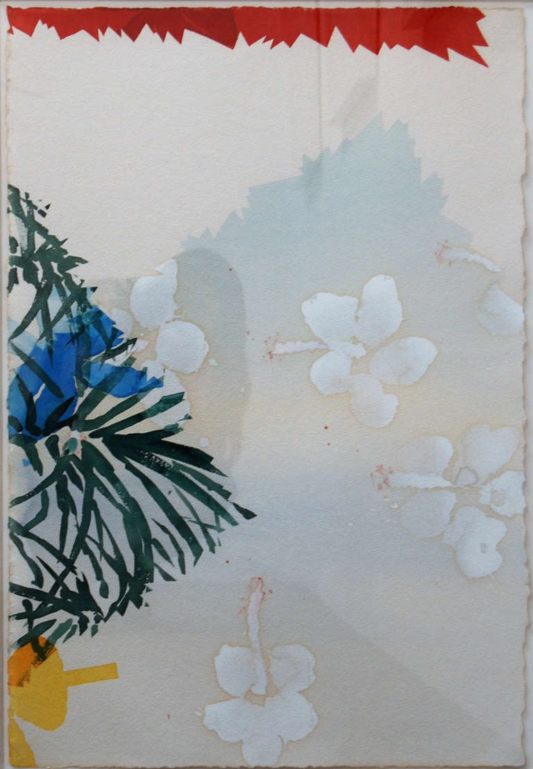 Billy Al Bengston Abstract Painting - Honolulu Watercolor