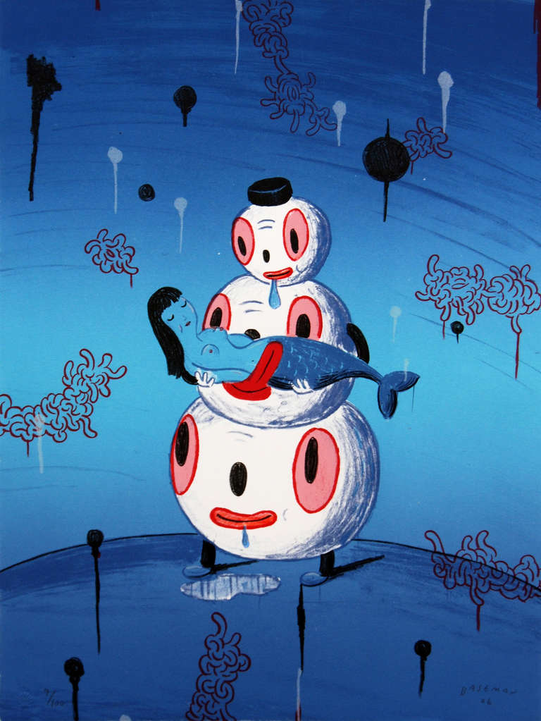 Gary Baseman Figurative Print - The Ultimate Sacrifice