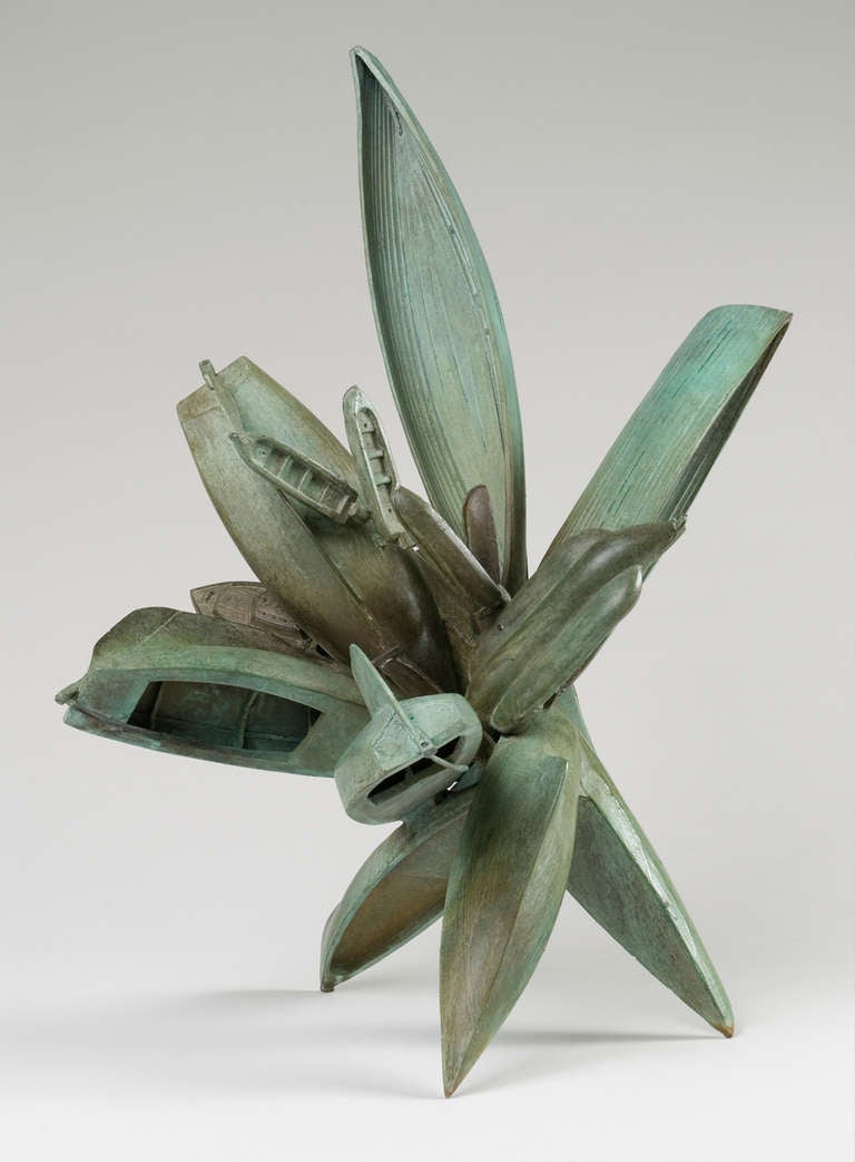 Nancy Rubins Abstract Sculpture - Bronze Sculpture No. 1