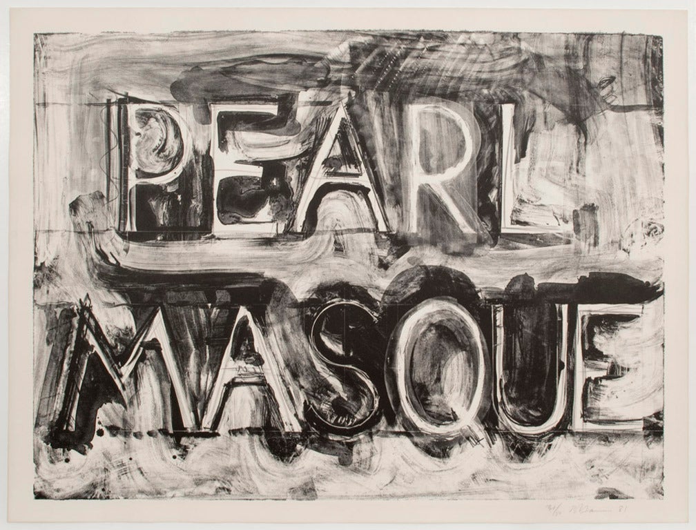 Bruce Nauman Print - Pearl Masque