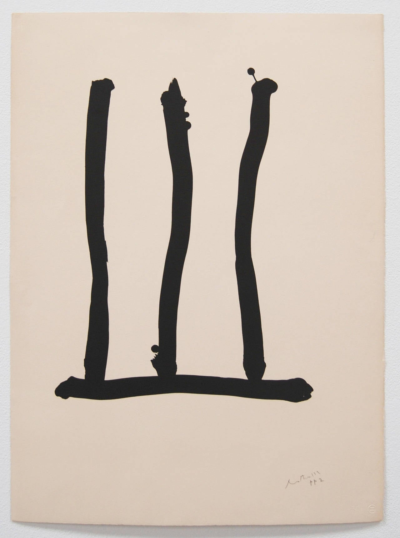 Robert Motherwell Abstract Print - Hommage a Picasso: Window