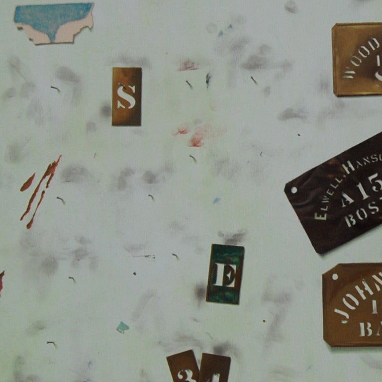 In Transit, trompe l'oeil painting on wood panel