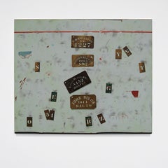 In Transit, trompe l'oeil painting on wood panel