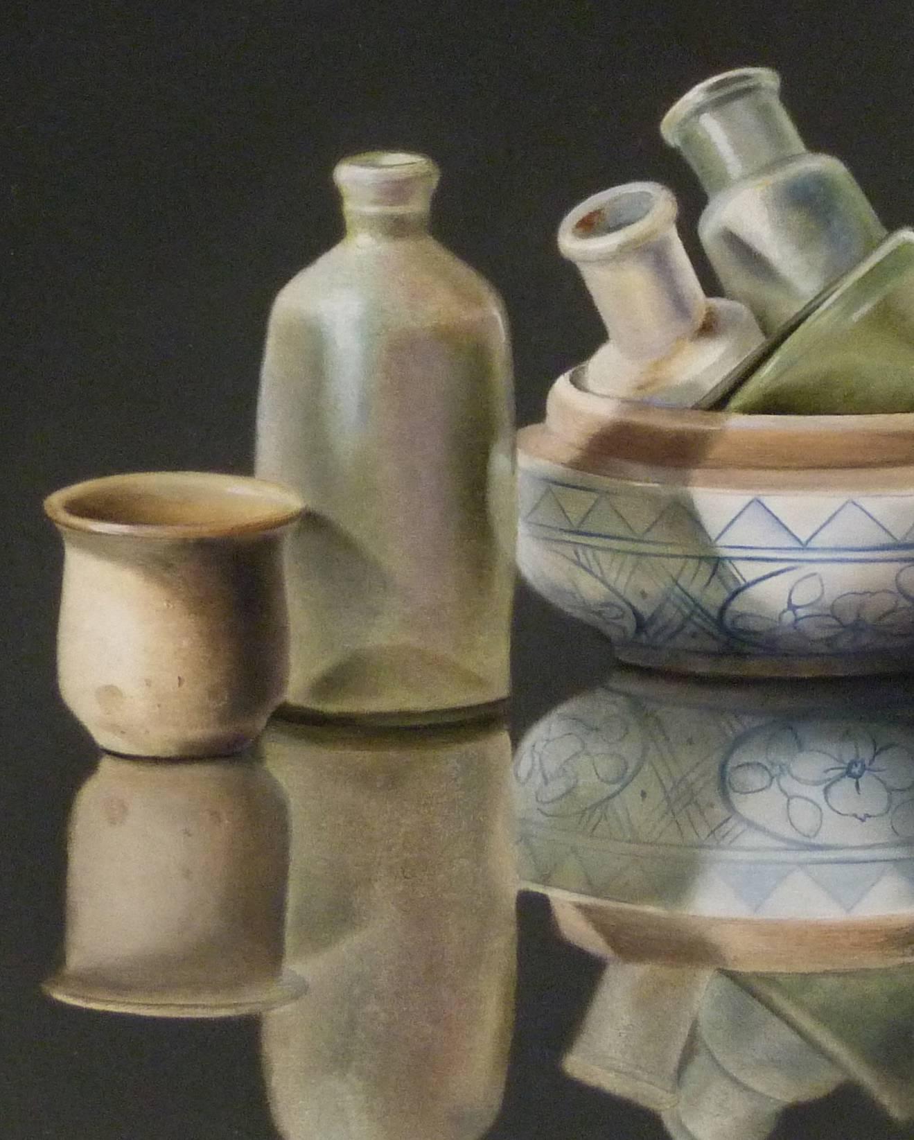 still life pottery