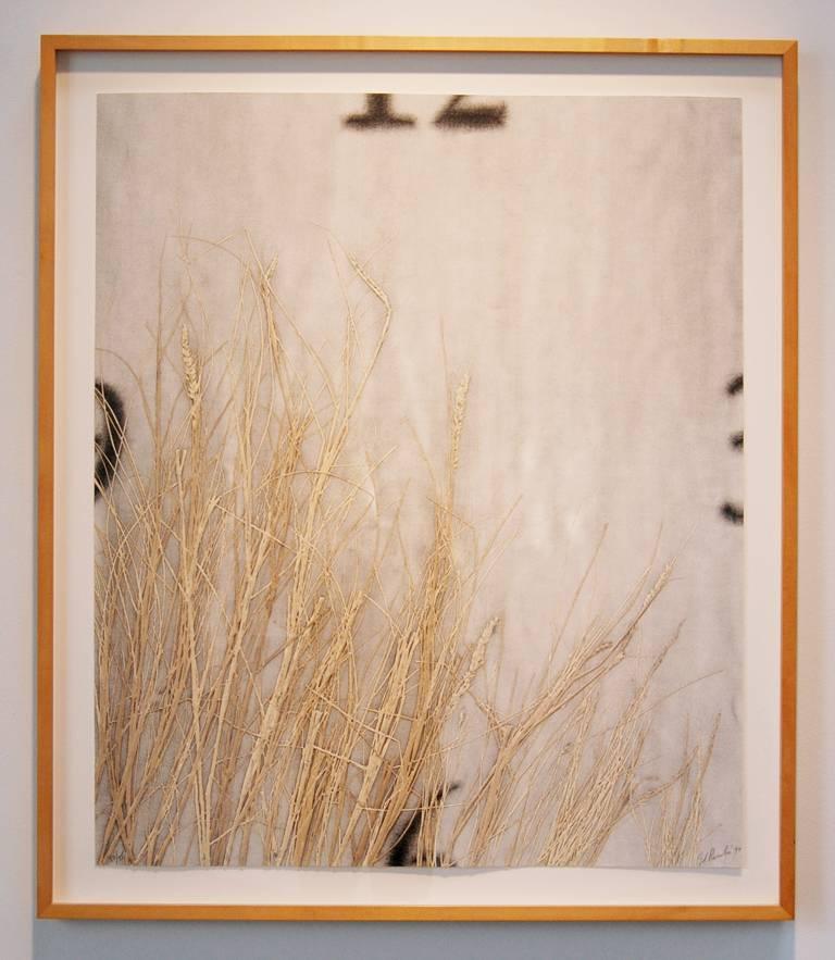 Clock, mixografia print - Print by Ed Ruscha