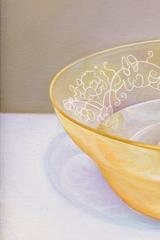 Ordinary Time, Depression Glass Bowl Painting