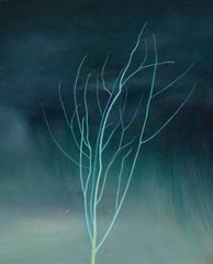 The Storm Between Two Trees, oil painting