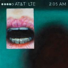 Paused, oil painting on wood panel
