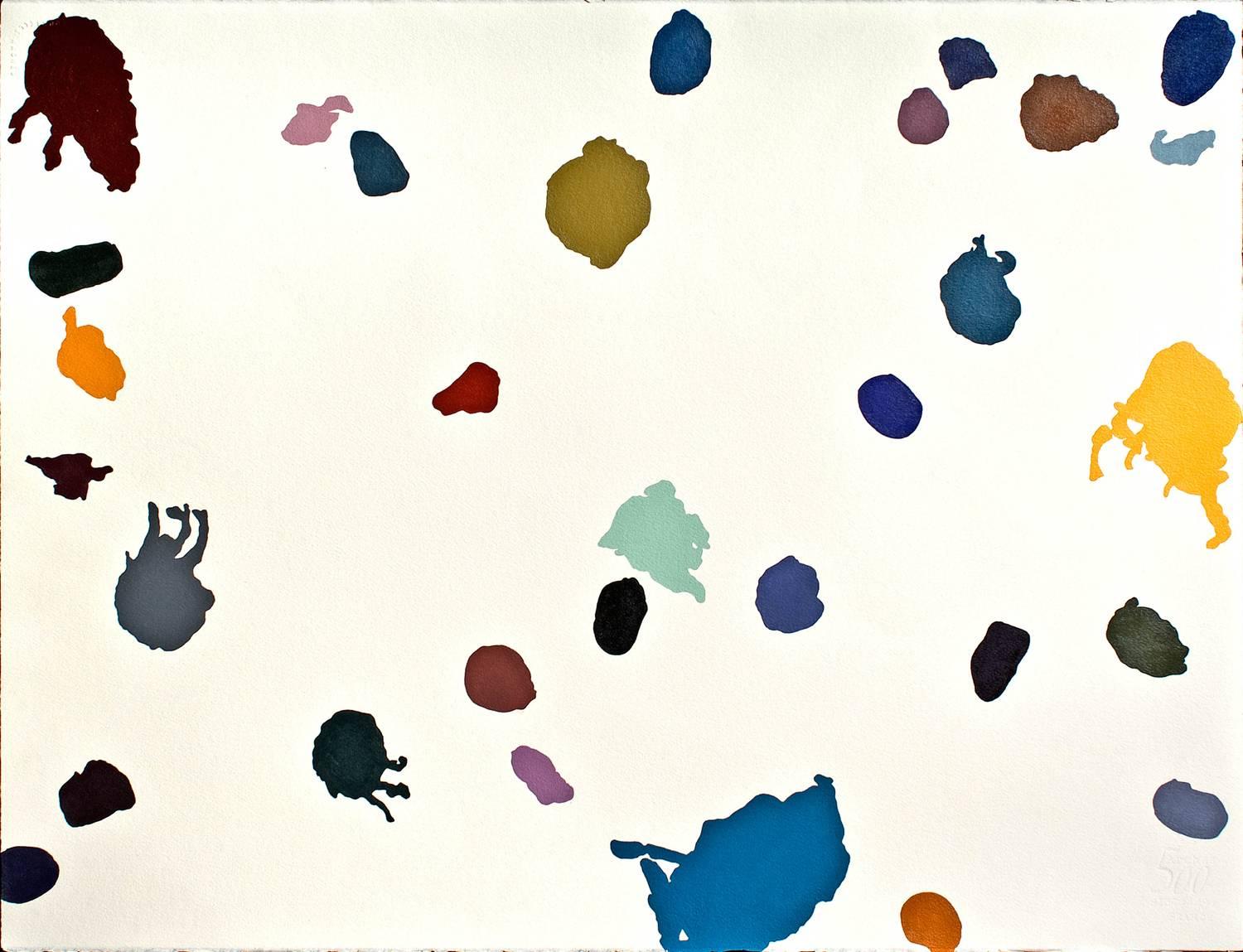 Tom Krumpak Abstract Painting - Unnoticed Arrangement