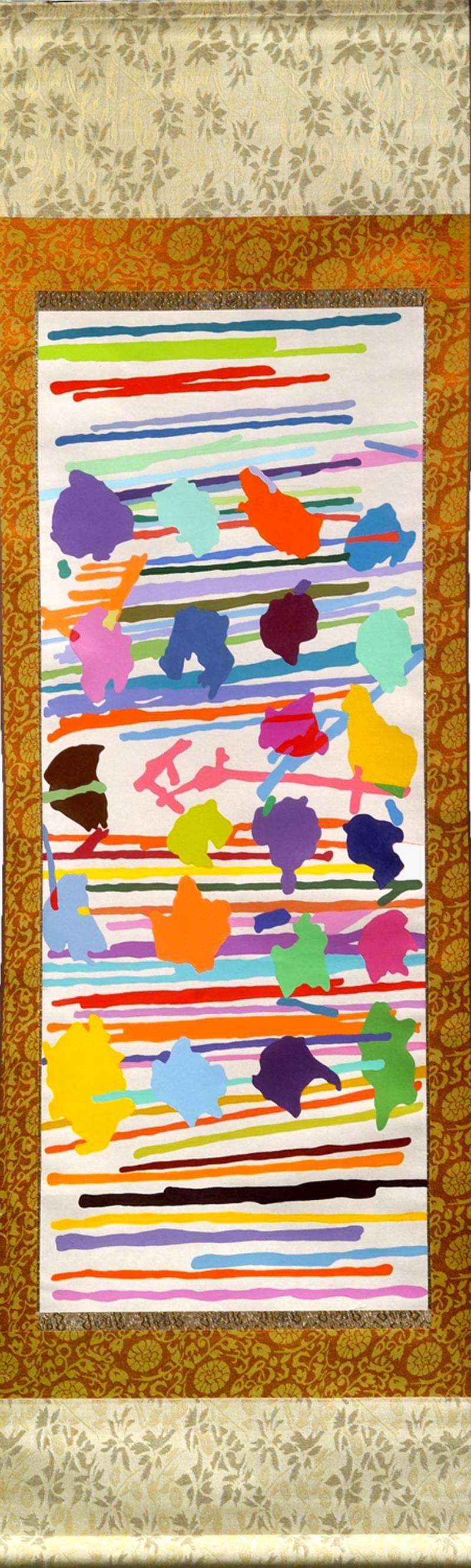 Tom Krumpak Abstract Painting - Scroll #1